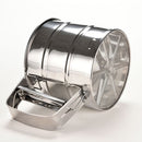 1 * Flour Sifter Stainless Steel Manual Sugar Sifter Hand Crank Shaker Sieve Hot