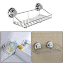 Suction Cup Adhesive Wall Mounted Bathroom shelf Households Rack Durable