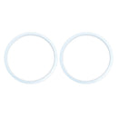 2pcs Pressure Cookers White Rubber Gasket Sealing Ring 24cm 5-6L