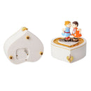 Cute Valentine Kiss Music Box Mirror Jewelry Storage Organizer Gift