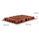 26-Cavity 26 Alphabet Biscuit Chocolate Mould Mousse Cake Dessert Baking Tool