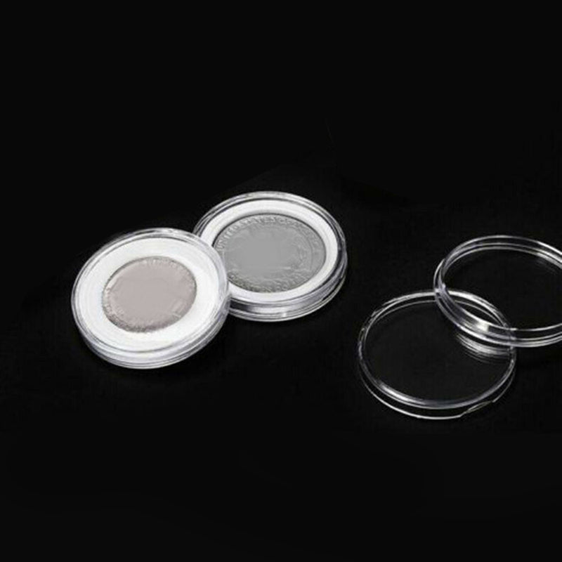 1 set Coin Display Storage Box Case for Collectible Coin With 50 Capsules Hot