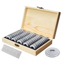 1 set Coin Display Storage Box Case for Collectible Coin With 50 Capsules Hot