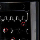 Clear Acrylic Earring Display Stand Jewelry Organised Storage Rack Durable New