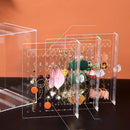 Clear Acrylic Earring Display Stand Jewelry Organised Storage Rack Durable New