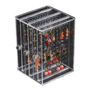 Clear Acrylic Earring Display Stand Jewelry Organised Storage Rack Durable New