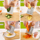 Kicthen Multi-function Six-side Stainless Steel Peeler Kitchen Shredder 1x New