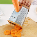 Kicthen Multi-function Six-side Stainless Steel Peeler Kitchen Shredder 1x New
