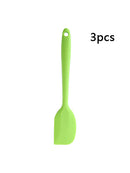3 pcs Silicone Spatula Heat Resistant Non-Stick Flexible Rubber Scraper Spoon