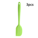 3 pcs Silicone Spatula Heat Resistant Non-Stick Flexible Rubber Scraper Spoon