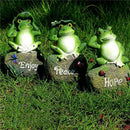 3* Garden Decor Statue Frogs  Outdoor Patio Ornaments Yard Decorations Hot