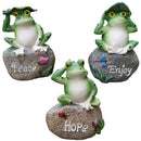 3* Garden Decor Statue Frogs  Outdoor Patio Ornaments Yard Decorations Hot