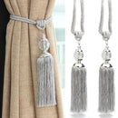 1Pair Rope Window Curtain Tiebacks Tassel Binding Rope Tie Backs Home Decor 74cm