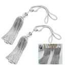 1Pair Rope Window Curtain Tiebacks Tassel Binding Rope Tie Backs Home Decor 74cm