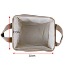 1Pc Storage Box Container Organizer Cotton And Linen Basket Home Desktop Decor