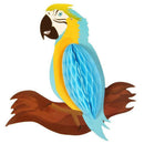 3 x Hanging Honeycomb Parrots Decor Hawaiian Beach Summer Tropical Party New