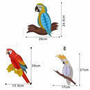 3 x Hanging Honeycomb Parrots Decor Hawaiian Beach Summer Tropical Party New