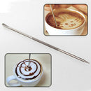 10xStainless Steel Coffee Drawing Art Pen Barista Espresso Cappuccino Needle
