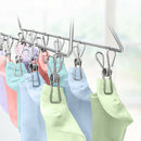 40 x Stainless Steel Clothes Pegs Hanging Clips Pins Laundry Windproof Clamp Hot
