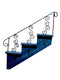 Iron Hanging Basket Wall Mounted Decoration Innovative Flower Pots Shelf  ortw