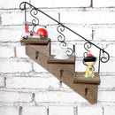 Iron Hanging Basket Wall Mounted Decoration Innovative Flower Pots Shelf  ortw