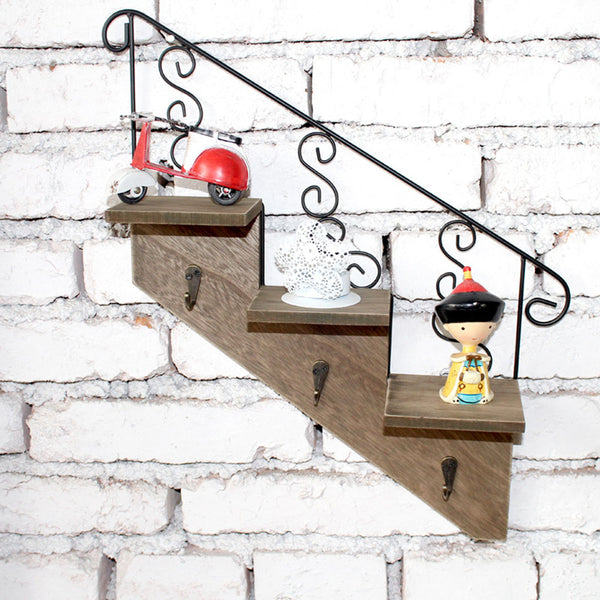 Iron Hanging Basket Wall Mounted Decoration Innovative Flower Pots Shelf  ortw
