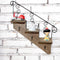 Iron Hanging Basket Wall Mounted Decoration Innovative Flower Pots Shelf  ortw