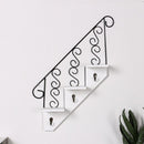 Iron Hanging Basket Wall Mounted Decoration Innovative Flower Pots Shelf  ortw