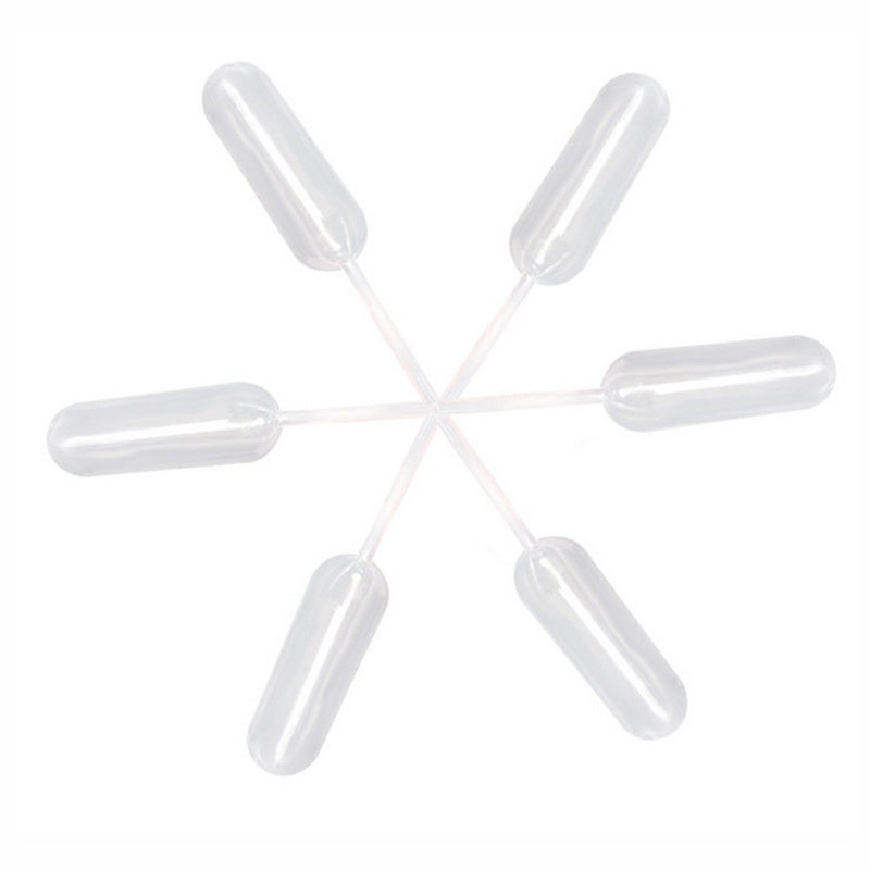 100X 4ml Mini Clear Plastic Transfer Pipettes Disposable Cupcake Squeeze Dropper