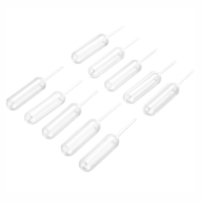 100X 4ml Mini Clear Plastic Transfer Pipettes Disposable Cupcake Squeeze Dropper