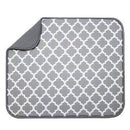 1 * Household Microfiber Dish Dry Mat Kitchen Sink Drainer Tea Towel Fashion