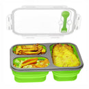 1 * Food Grade Silicone Lunch Box Folding Eco-Friendly Food Container Nice Hot