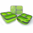 1 * Food Grade Silicone Lunch Box Folding Eco-Friendly Food Container Nice Hot
