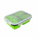 1 * Food Grade Silicone Lunch Box Folding Eco-Friendly Food Container Nice Hot