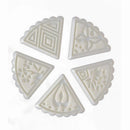 5 Flower Stamps 50g Moon Cake Mould Square DIY Mooncake Mold Baking Decor New 1