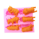 Dog Silicone Fondant Mould Cake Decorating Chocolate Sugarcraft Baking Mold