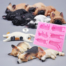 Dog Silicone Fondant Mould Cake Decorating Chocolate Sugarcraft Baking Mold