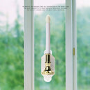 2pcs Candle Shape Solar LED Light Waterproof Outdoor Home Hang Decor Lamp