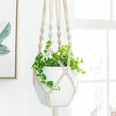 2pc Garden Plant Hanger Macrame Hanging Planter Basket Rope Flower New