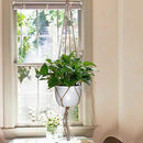 2pc Garden Plant Hanger Macrame Hanging Planter Basket Rope Flower New