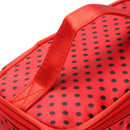 1x Big Polka Dots Makeup Bag Organizer Travel Cosmetic Box Toiletry Bag Case Hot
