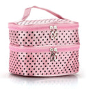 1x Big Polka Dots Makeup Bag Organizer Travel Cosmetic Box Toiletry Bag Case Hot