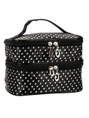 1x Big Polka Dots Makeup Bag Organizer Travel Cosmetic Box Toiletry Bag Case Hot