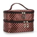 1x Big Polka Dots Makeup Bag Organizer Travel Cosmetic Box Toiletry Bag Case Hot
