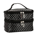 1x Big Polka Dots Makeup Bag Organizer Travel Cosmetic Box Toiletry Bag Case Hot