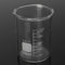 5pcs/set Low Form Glass Beaker 5-100ml Borosilicate Measuring Lab Glassware z x