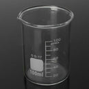Low Form Beaker 5 10 25 50 100ml Borosilicate Measuring Lab Glassware New Hot