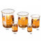 5pcs/set Low Form Glass Beaker 5-100ml Borosilicate Measuring Lab Glassware z x