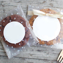 Gift-Bag Pouch Cellophane-Bags Cookie Self-Adhesive Candy Polka-Dot Transparent