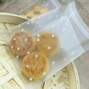 Gift-Bag Pouch Cellophane-Bags Cookie Self-Adhesive Candy Polka-Dot Transparent